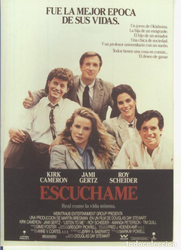 Postales: Foto cine 332: Escuchame (Kirk Cameron-Jami Gertz) - Varios