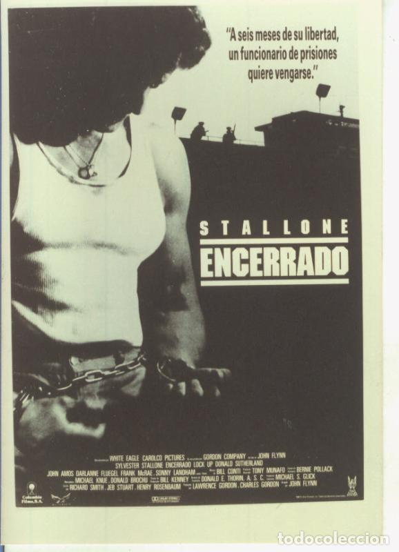 Postales: Foto cine 344: Encerrado (Sylvester Stallone) - Varios