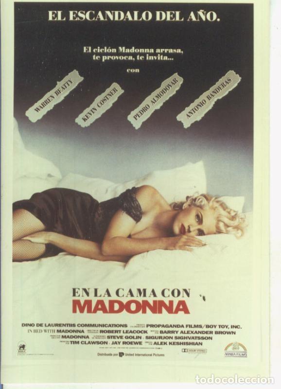 Postcards: Foto cine 352: En la cama con Madonna (Wareen Beatty) - Varios
