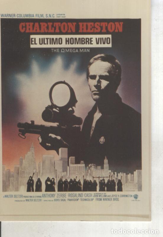 Postales: Foto cine 399: El ultimo hombre vivo (Charlton Heston) - Varios