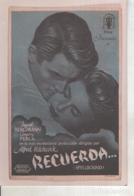 Postales: Foto cine 489: Recuerda (Ingrid Bergmann-Gregory Perck) - Varios