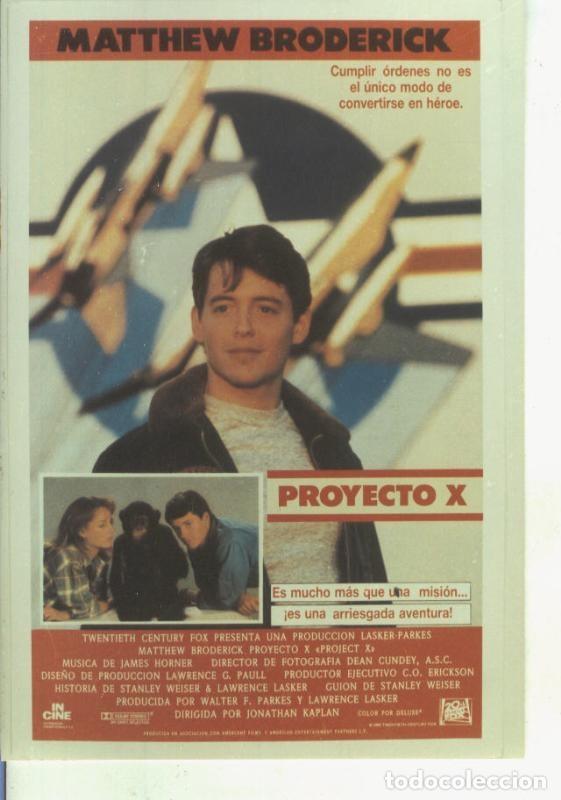 Postcards: Foto cine 511: Proyecto X (Matthew Broderick) - Varios