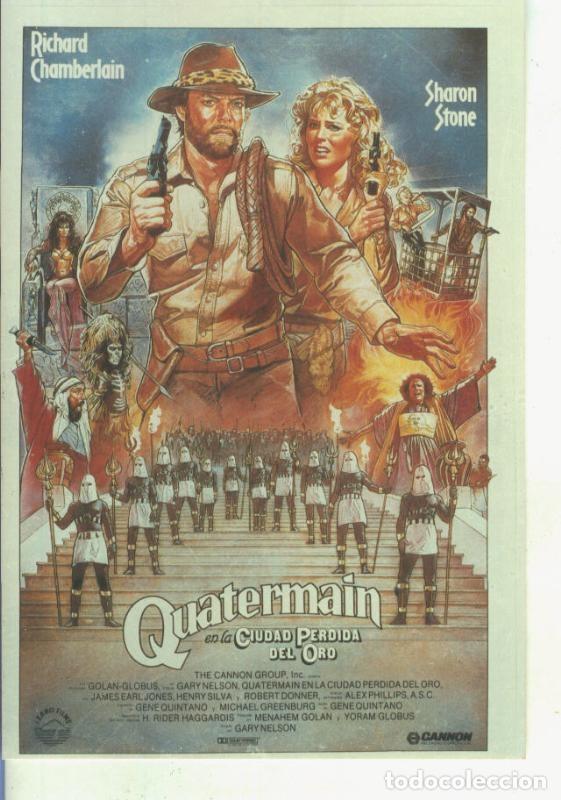 Postcards: Foto cine 507: Quatermain en la ciudad perdida del oro (Richard Chamberlain-Sharon Stone) - Varios