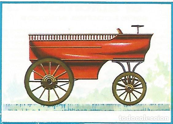 Postcards: CROMO CHOCOLATES LAS COMAS - El Automovil Serie I Coches antiguos no 8 - Lenoir 1860 - Varios