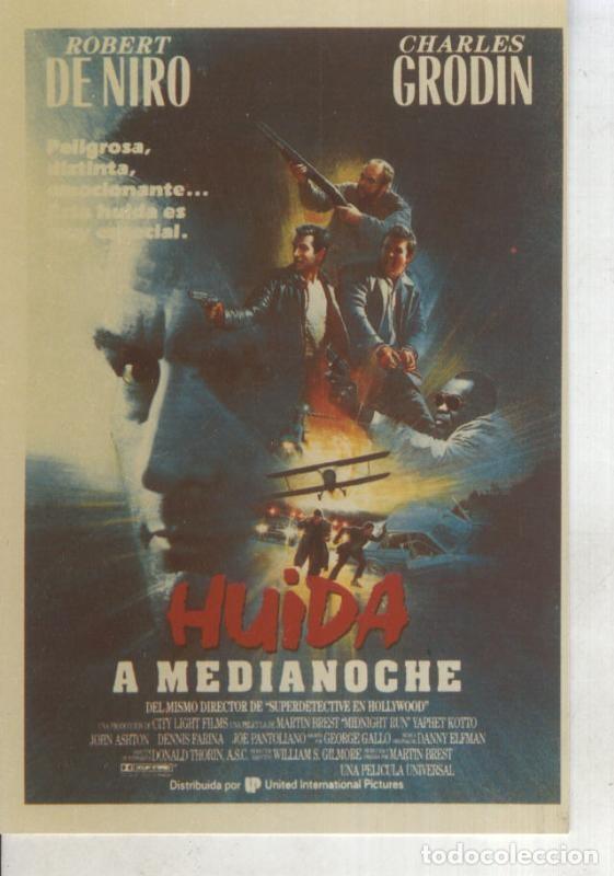 Postales: Foto cine 583: Huida a medianoche (Robert de Niro) - Varios