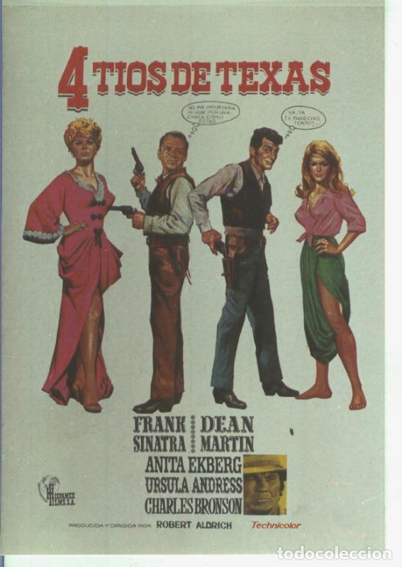 Postales: Foto cine 594: 4 tios de texas (Frank Sinatra-Dean Martin) - Varios