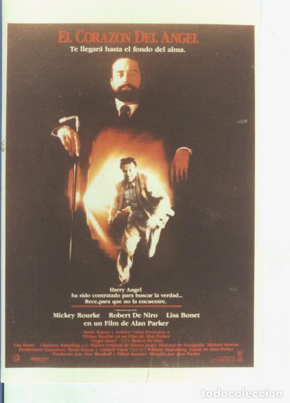 Postales: Foto cine 610: El corazon del angel (Mickey Rourke-Robert de Niro) - Varios