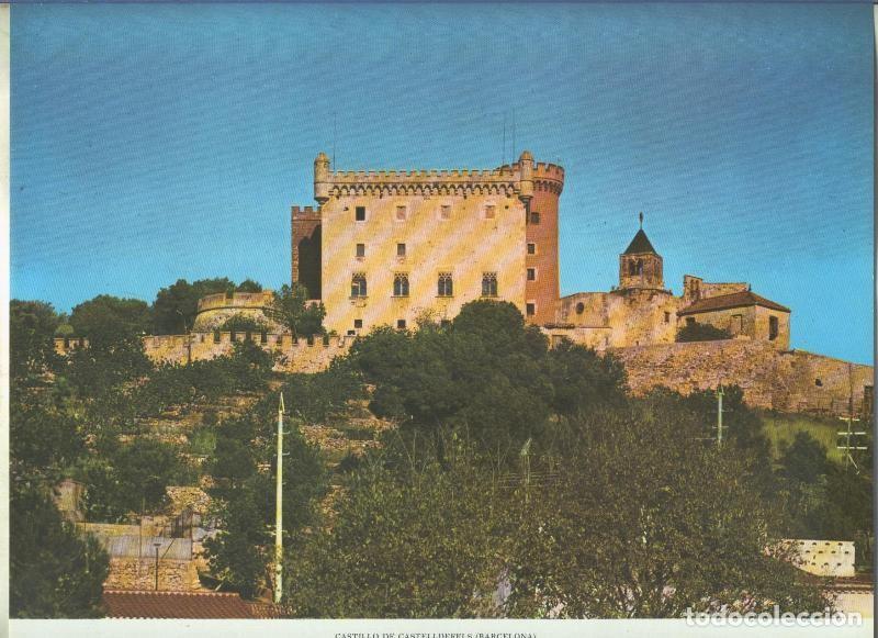 Postcards: Castillo de Castelldefels en Barcelona - Varios