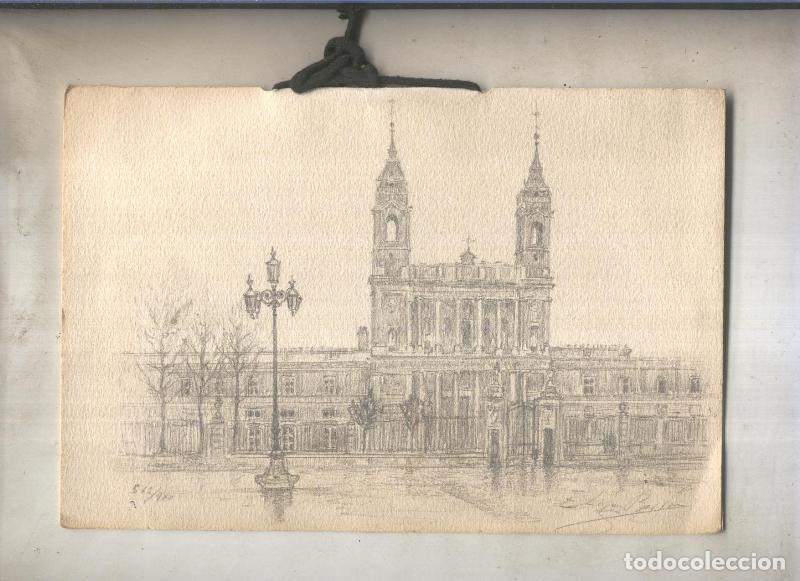Postales: Litografia de Madrid numerada 562/900 - Varios - Foto 1