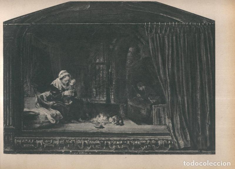 Postkarten: Rembrandt lamina 050: La sagrada familia - Varios