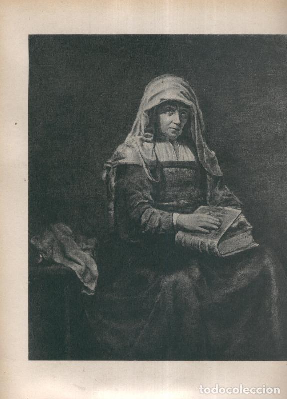 Postcards: Rembrandt lamina 066: Retrato de anciana con libro - Varios