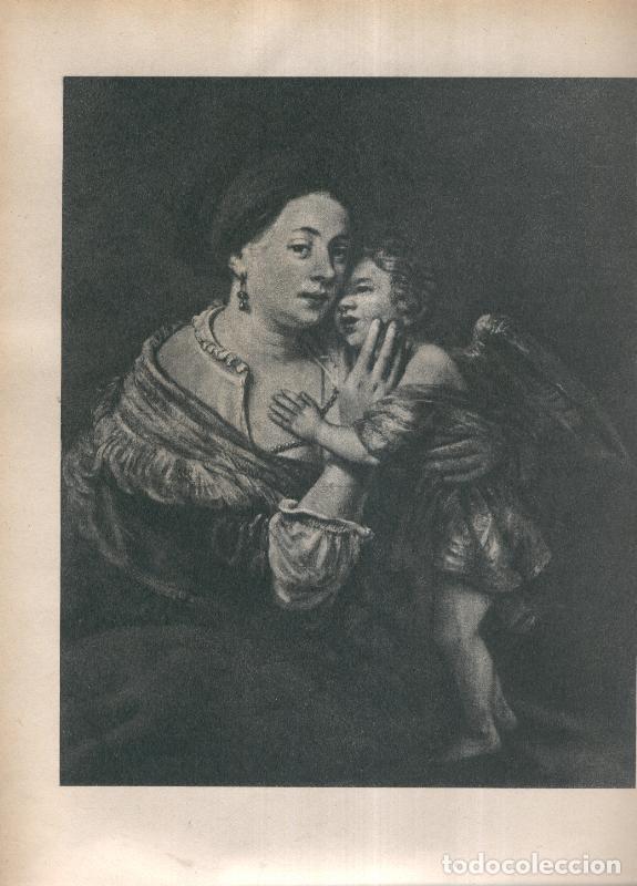 Cartes Postales: Rembrandt lamina 073: Hendrickje Stroffels con su hija - Varios
