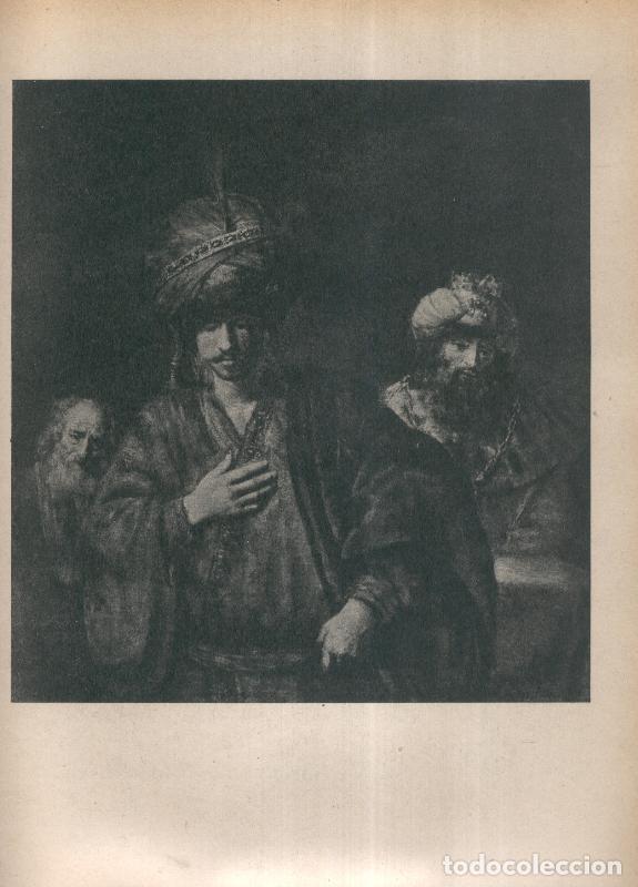 Postcards: Rembrandt lamina 070: Aman in disgrazia - Varios