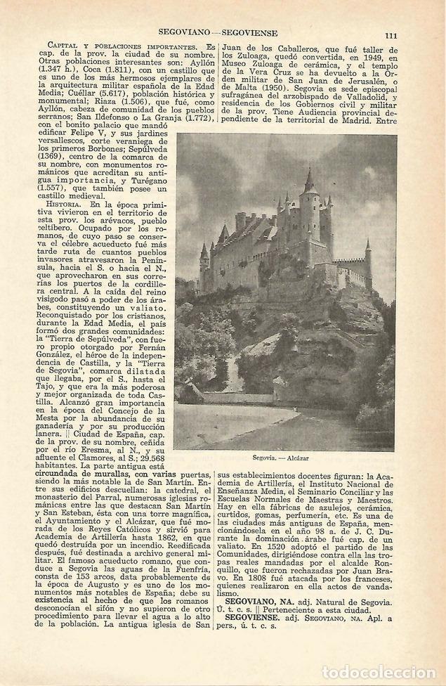 Postales: Lamina 064: Segovia. Alcazar - Varios