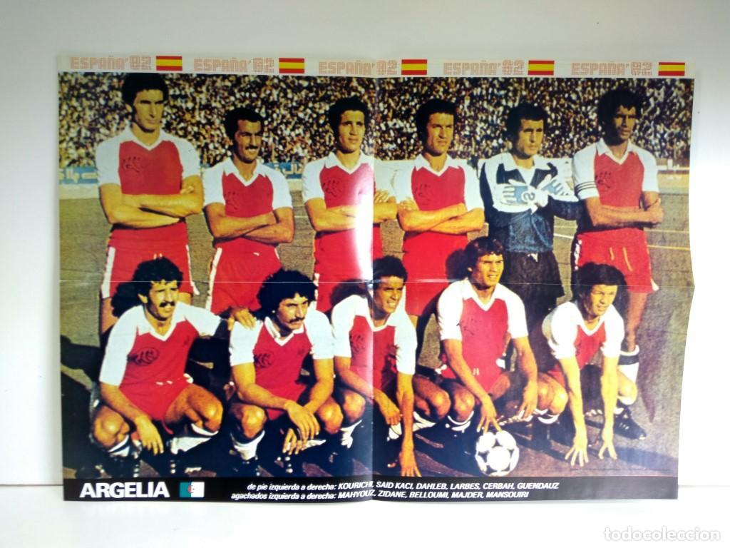 Postales: Poster Mundial 1982 numerado 16: Argelia - Varios