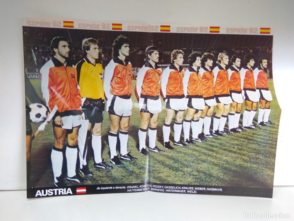 Postales: Poster Mundial 1982 numerado 15: Austria - Varios