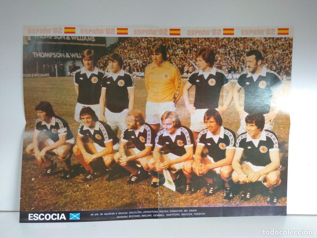 Postales: Poster Mundial 1982 numerado 06: Escocia - Varios