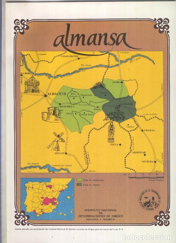 Postales: Vinos de Espa&ntilde;a: Denominacion de origen: Almansa - Varios