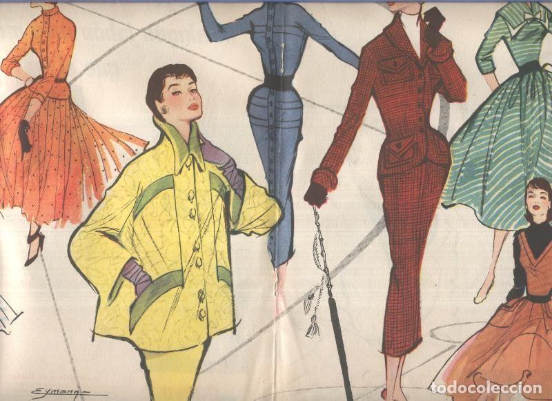 Cartes Postales: Vosotras poster central dedicado a la moda, numerado 4 en trasera - Varios