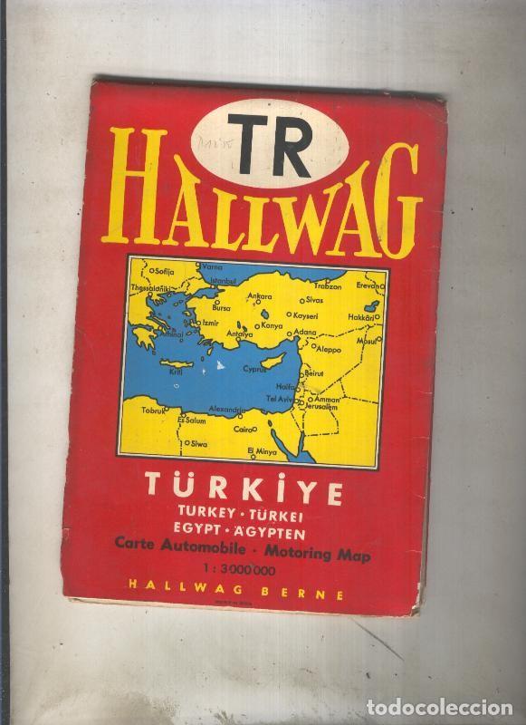 Cartes Postales: TR Hallwag: Turquia-Egipto , escala 1:300000 - Varios