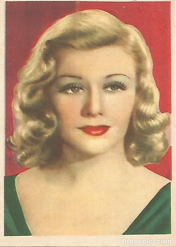 Postales: CROMO CINEFOTO 013: Ginger Rogers - Varios - Foto 1