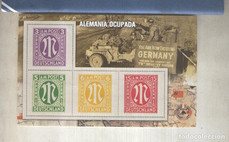 Cartes Postales: Sellos del mundo modelo 05: Alemania ocupada - varios
