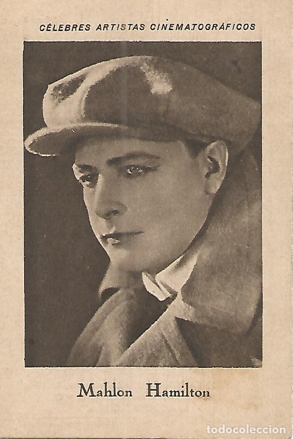 Cartes Postales: CROMO CHOCOLATES JUNCOSA 036: Mahlon Hamilton. Serie D no 1. Coleccion Celebres Artistas Cinematogr