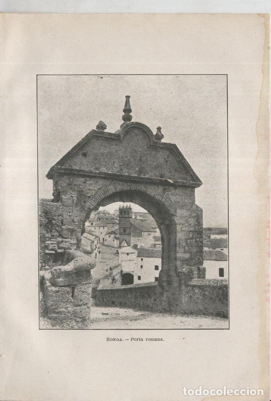 Postales: Mandolines i Babutxes lamina 13: Ronda, Porta Romana - Varios