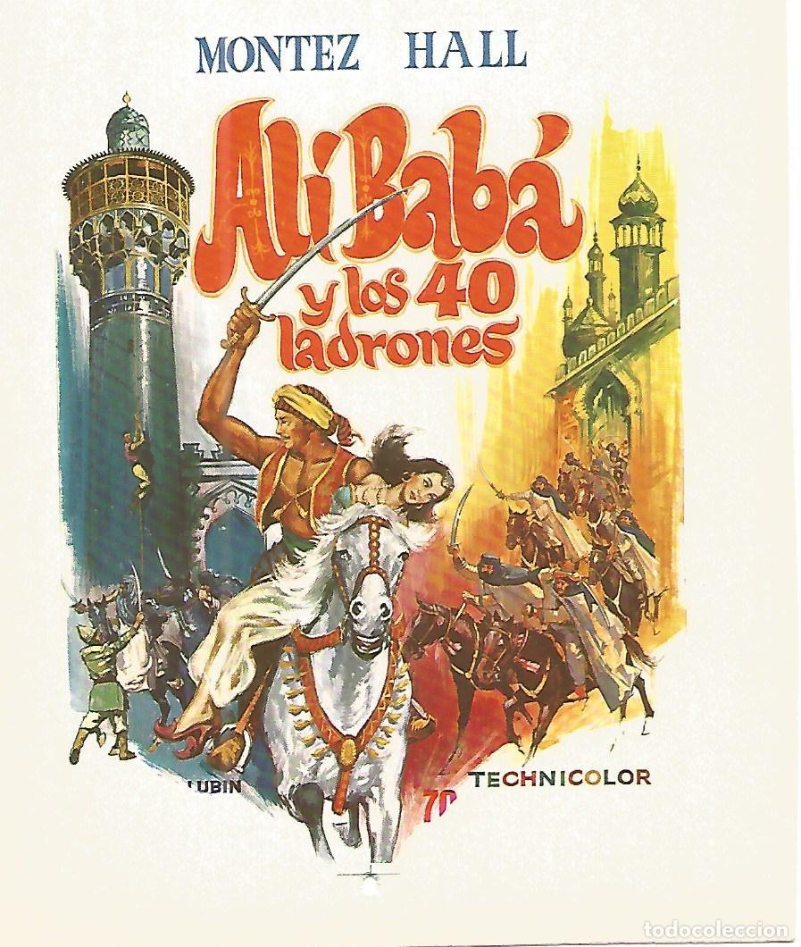 Postkarten: FLYER PUBLICITARIO 106: Film Ali Baba y los 40 ladrones - Varios