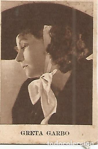 Postales: CROMO 025: GRETA GARBO - Varios - Foto 1