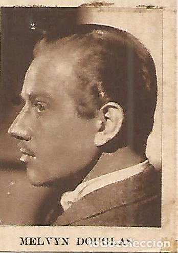 Postales: CROMO 032: MELVIN DOUGLAS - Varios - Foto 1