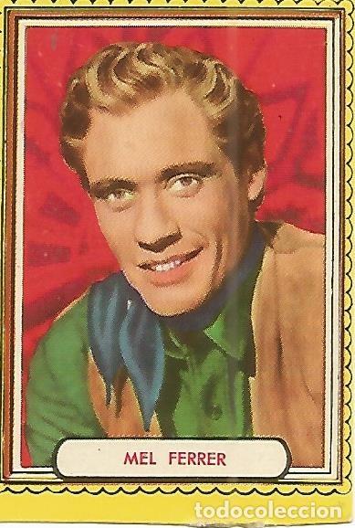 Cartes Postales: CROMO ALBUM FAMOSAS ESTRELLAS DE LA PANTALLA 066: MEL FERRER - Varios