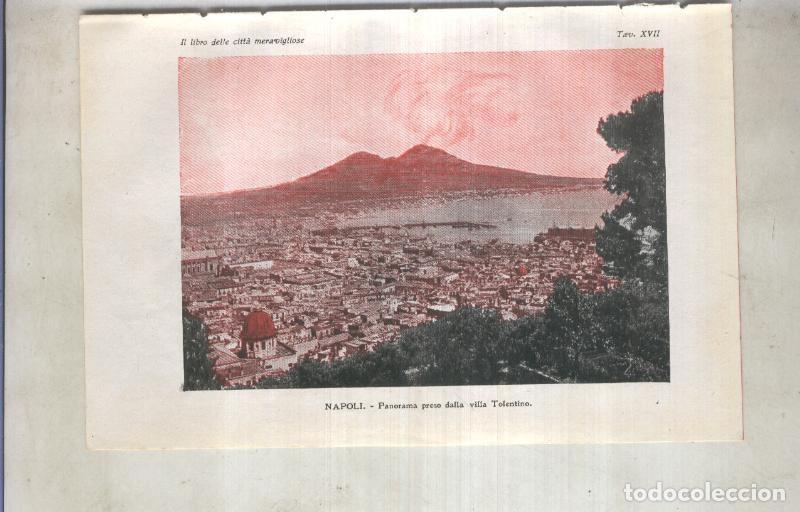Postales: Lamina 17: Napoli: panorama preso dalla villa Tolentino - varios
