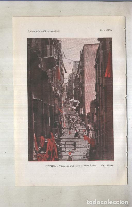 Postkarten: Lamina 18: Napoli: vicolo del Pallonetto a Santa Lucia - varios