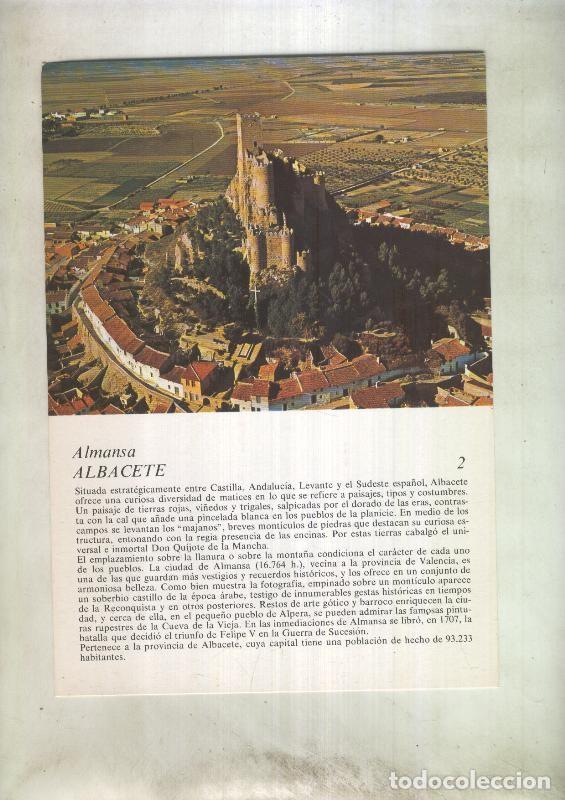 Postais: Laboratorio Emyfar S.L.: Imagen 002: Castillo de Almansa en Albacete - Varios