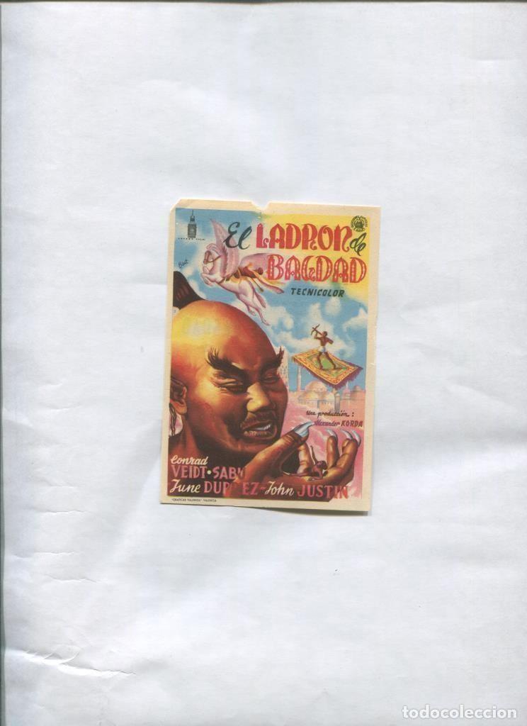 Postales: Programas de cine: El ladron de Bagdad - Varios