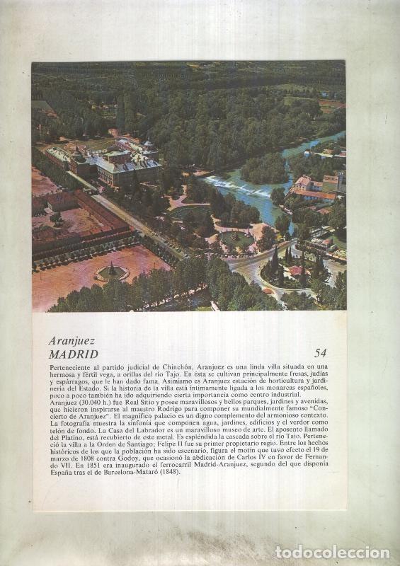 Postcards: Laboratorio Emyfar S.L.: Imagen 054: Aranjuez en Madrid - Varios