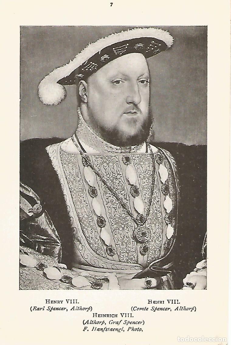 Cartoline: Lamina 065: HOLBEIN. Enrique VIII - Varios