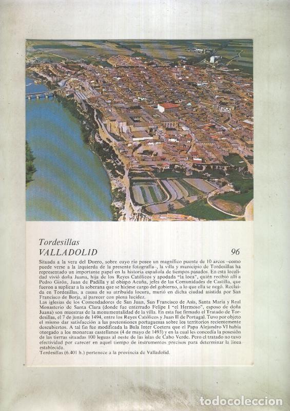 Cartes Postales: Laboratorio Emyfar S.L.: Imagen 096: Tordesillas en Valladolid - Varios