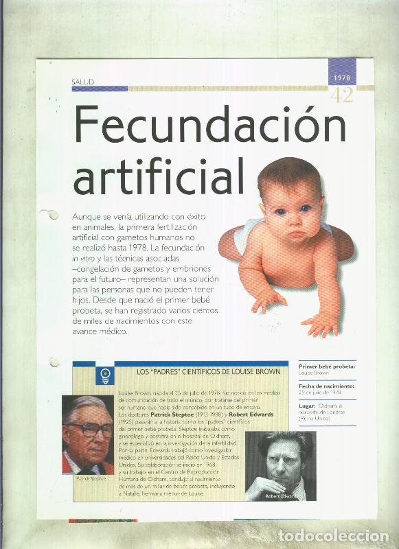 Postales: Fecundacion artificial: son 4 paginas y - varios