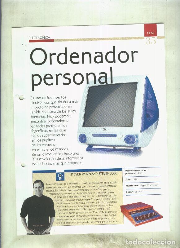 Postales: Ordenador personal: son 4 paginas y - varios