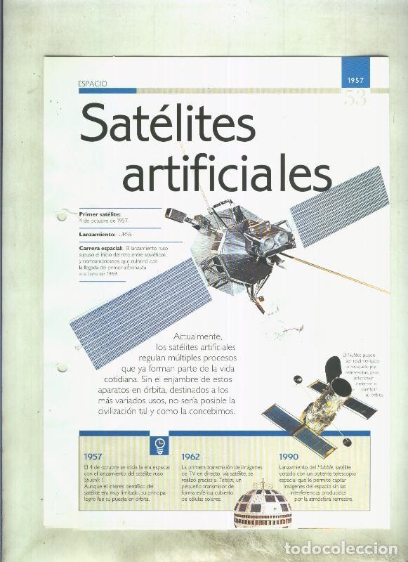 Postales: Satelites artificiales: son 4 paginas y - varios - Foto 1