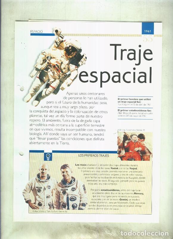 Postales: Traje espacial: son 4 paginas y - varios