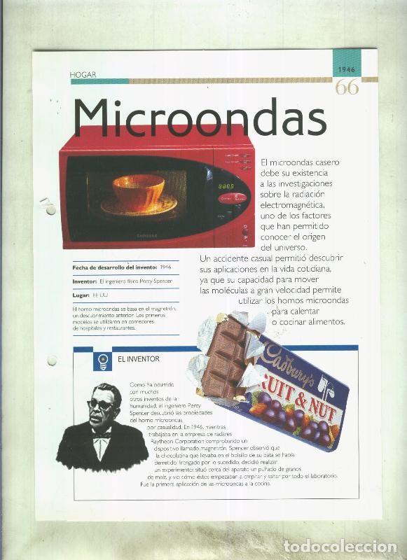 Postales: Microondas: son 4 paginas y - varios