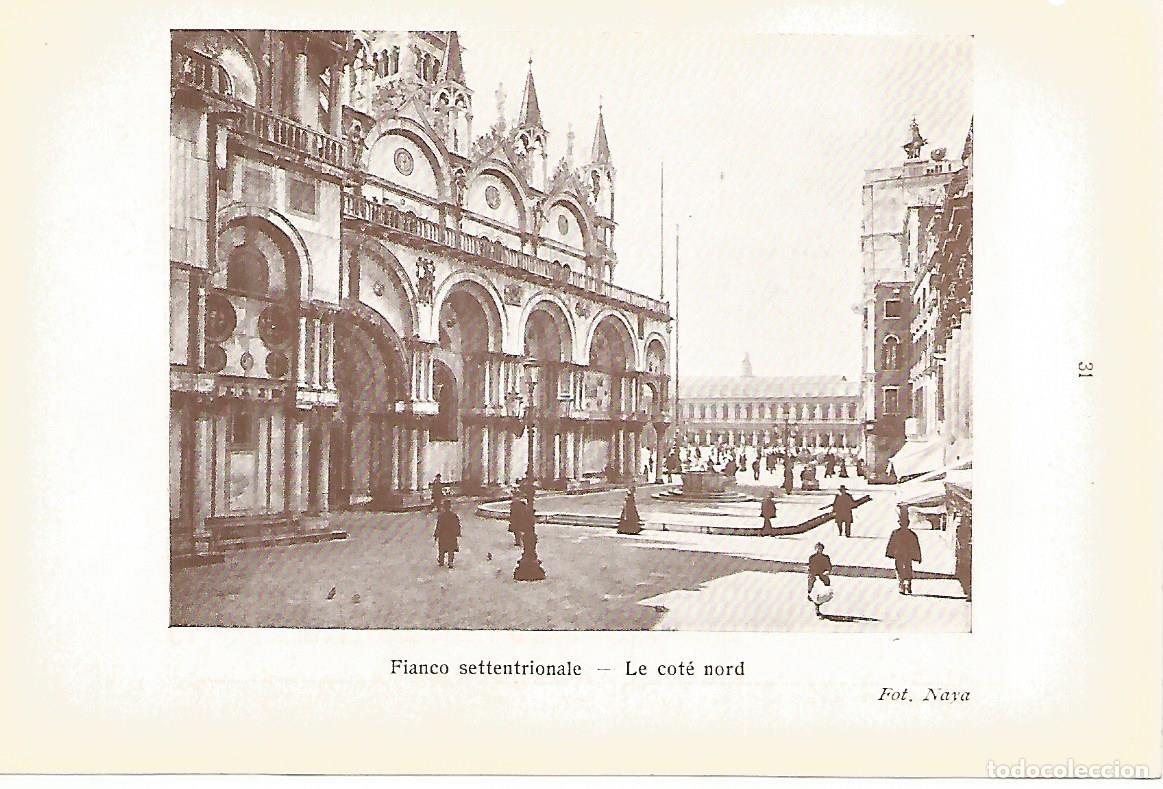 Postales: Lamina 172: VENEZIA. Basilica de San Marcos: Vista del lado norte - Varios