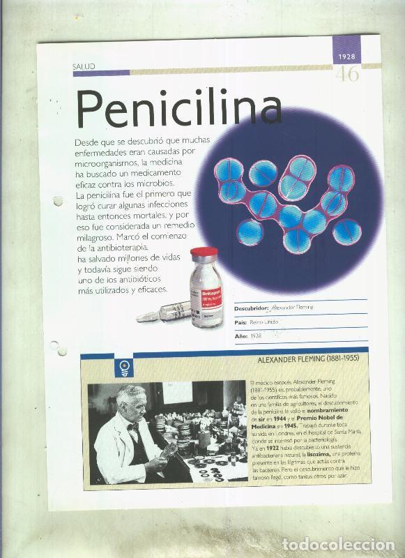 Postales: Penicilina: son 4 paginas y - varios
