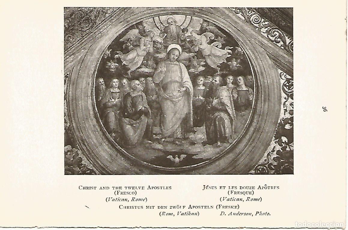 Postais: Lamina 205: PERUGINO. Jesus y los Doce Apostoles - Varios