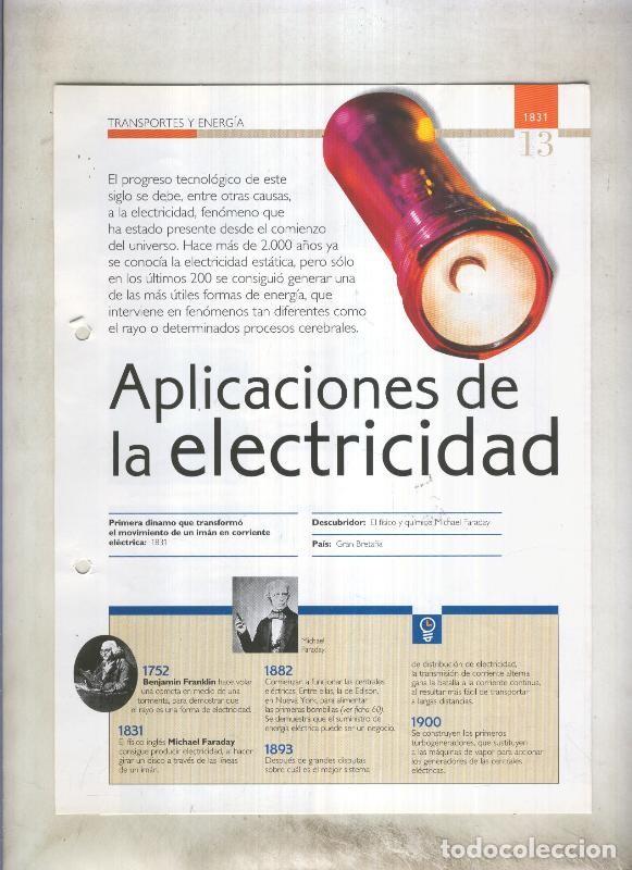 Postales: Aplicaciones de la electricidad: son 4 paginas y - varios