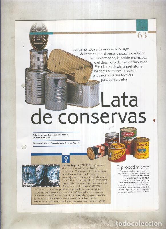 Postales: Latas de conservas: son 4 paginas y - varios