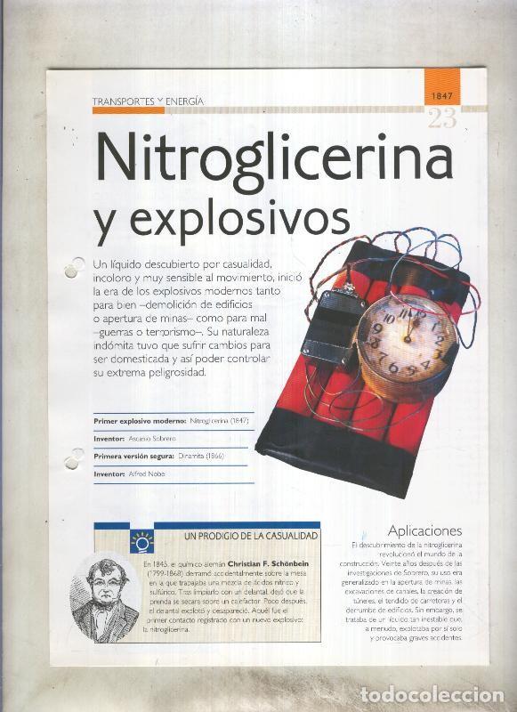 Postales: Nitroglicerina y explosivos son 4 paginas y - varios
